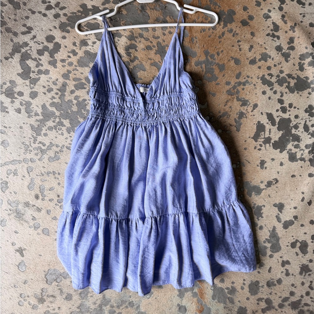 Source Unknown Blue Mini Dress